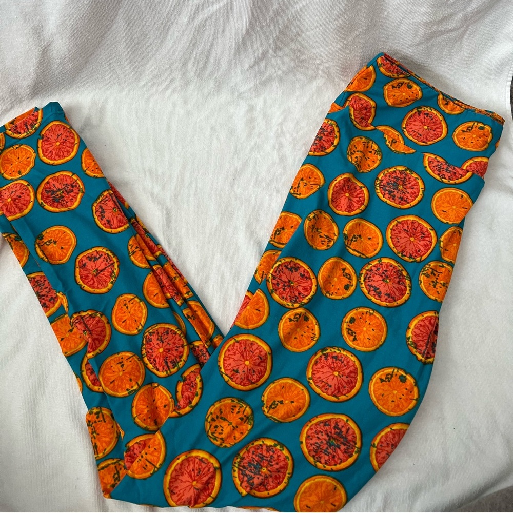 LuLaRoe Leggings, fruit pattern